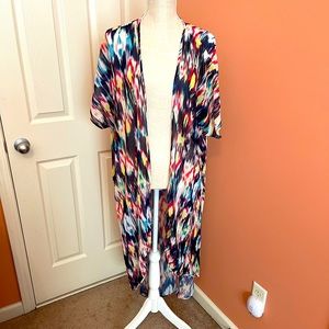 Torrid Sheer Multicolored Shrug in size 2/3.